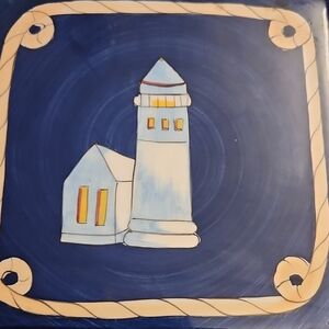Nautical Lighthouse Ceramic Tile